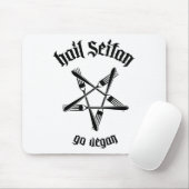 Hagel Seitan 1,1 (Schwarzes) Mousepad (Mit Mouse)
