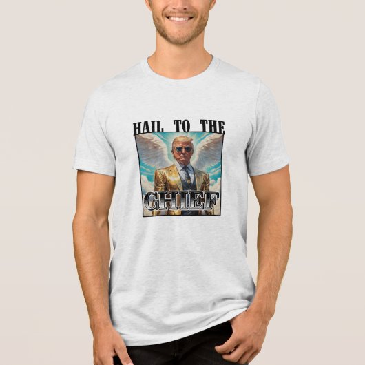 Hagel zum Chef - Trump 2024 Tri-Blend Shirt (Vorderseite)