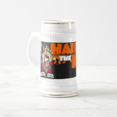 Hagel zum König - Stein Bierglas (Vorderseite Links)