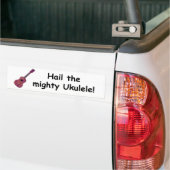 Hageln Sie den mächtigen Ukulele! Autoaufkleber (Auf Lkw)