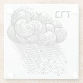 Hagelpest für Seder Glasuntersetzer (Rückseite)