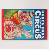 Hagen Brothers Circus Poster der 1950er Jahre Puzzle (Horizontal)