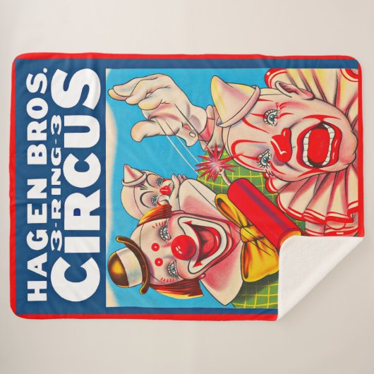 Hagen Brothers Circus-Poster der 50er Jahre Sherpadecke (Vorderseite (Horizontal))