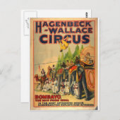 Hagenbeck Circus Vintage Postcard Bombayo Postkarte (Vorne/Hinten)