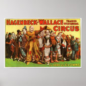 Hagenbeck Wallace Army of Clowns Poster (Vorne)