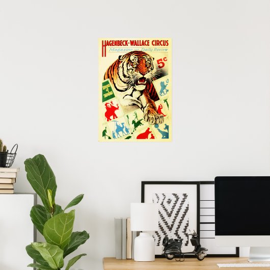 HAGENBECK WALLACE CIRCUS Magazine Review Cover Poster (Heimbüro)