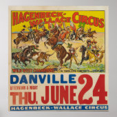 Hagenbeck-Wallace Circus Poster mit Snipe (Vorne)