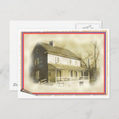 Hager House Colonial Zuhause Postkarte (Vorne/Hinten)