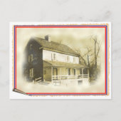 Hager House Colonial Zuhause Postkarte (Vorderseite)