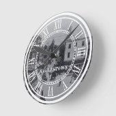 Hagerstown 1900 runde wanduhr (Winkel)