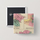 Hagerstown, Annapolis, Frederick City Button (Vorne & Hinten)