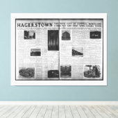 Hagerstown Featured in Washington Herald 1912 Leinwanddruck (Insitu (Holzboden))