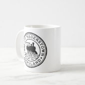 Hagerstown Hub City Train Kaffeetasse (Vorderseite Links)