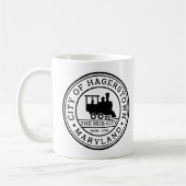 Hagerstown Hub City Train Kaffeetasse (Links)