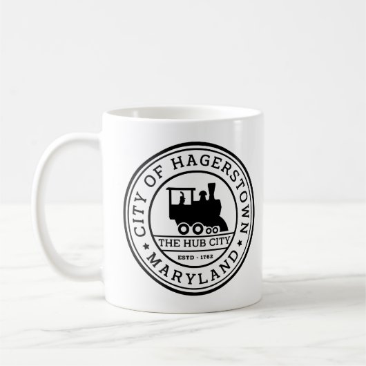 Hagerstown Hub City Train Kaffeetasse (Links)