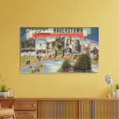 Hagerstown, Maryland - Große Buchstabenszenen Leinwanddruck (Insitu (Wohnzimmer))