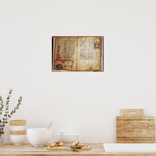 Haggada für den Abend des Pessach Poster (Küche)