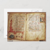 Haggada für den Abend des Pessach Postkarte (Vorne/Hinten)