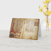 Haggadah für das Eve des Passahfests Karte (Gelbe Blume)