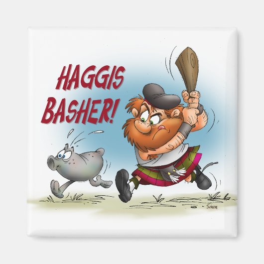 Haggis Basher Magnet (Vorne)