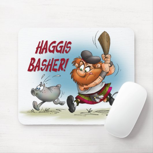 Haggis Basher Mousepad (Mit Mouse)