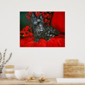 Haggis der schottische Terrier Poster (Küche)