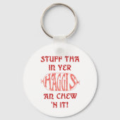 Haggis Funny Scottish Schlüsselanhänger (Vorderseite)