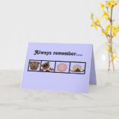 Haggis Greeting Card Karte (Gelbe Blume)