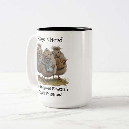 Haggis Herd Tasse (Vorderseite Links)