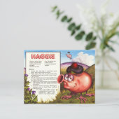 Haggis Recipe Postkarte (Stehend Vorderseite)