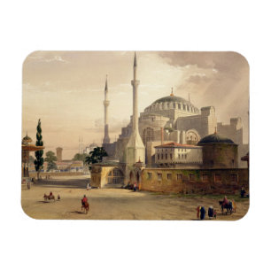Haghia Sophia, Platte 17: Außenansicht des mosq Magnet