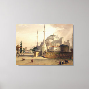 Haghia Sophia, Platte 17: Blick nach außen auf den Leinwanddruck