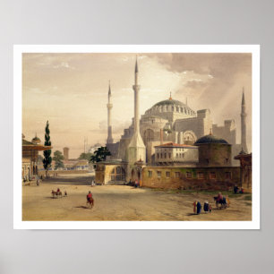 Haghia Sophia, Platte 17: Blick nach außen auf den Poster