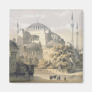 Haghia Sophia, Platte 19: Außenansicht des mosq Magnet