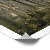 Haghia Sophia, Platte 6: das Nordschiff, graviert Poster (Ecke)