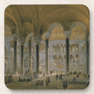Haghia Sophia, Platte 6: der Nordnave, graviertes Getränkeuntersetzer