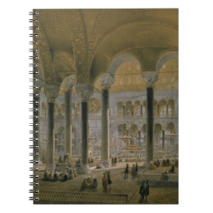 Haghia Sophia, Platte 6: der Nordnave, graviertes Notizblock