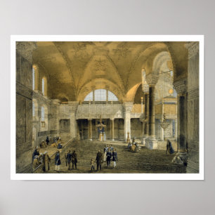 Haghia Sophia, Platte 9: die neue Kaisergalerie, Poster