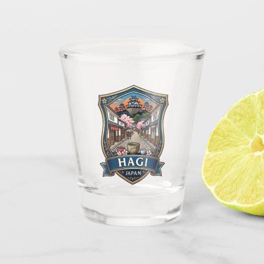 Hagi Japan Schnapsglas (Vorderseite)