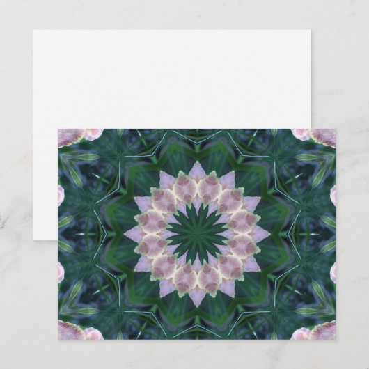 Hagi Mandala Postkarte (Vorne/Hinten)