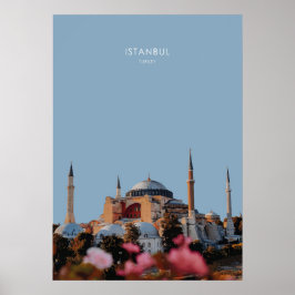 Hagia Sofia, Istanbul Travel Artwork Poster