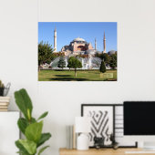 Hagia Sofia - Istanbul, Türkei Poster (Heimbüro)
