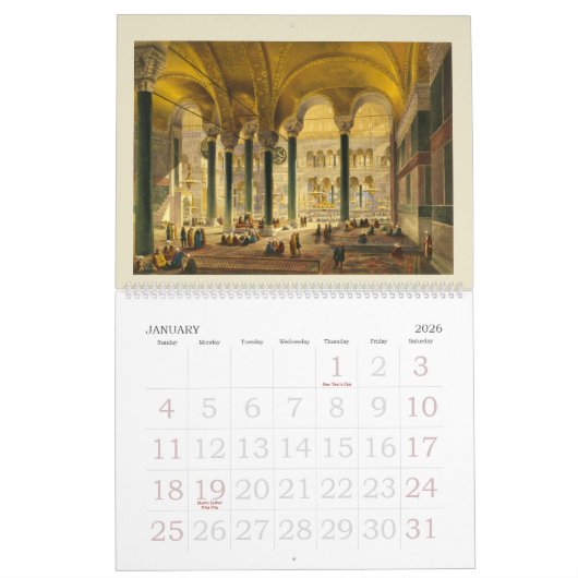Hagia Sophia Art Calendar Kalender (Jan 2026)
