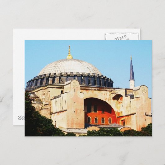 Hagia Sophia - Bilder von Konstantinopel Postkarte (Vorne/Hinten)