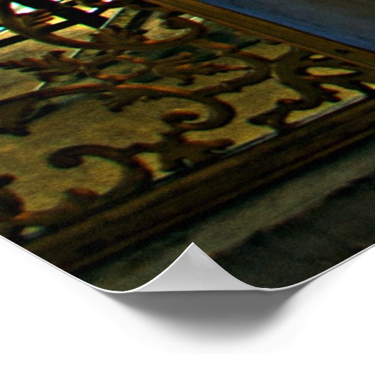 Hagia Sophia. Fragment des Inneren. Design. Poster (Ecke)