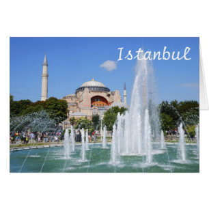 Hagia Sophia Grußkarte von Istanbul