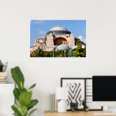 Hagia Sophia in Istanbul Poster (Heimbüro)