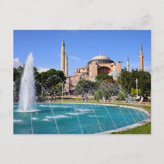 Hagia Sophia in Istanbul Postkarte (Vorderseite)