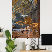 Hagia Sophia. Innengestaltung. Poster (Heimbüro)