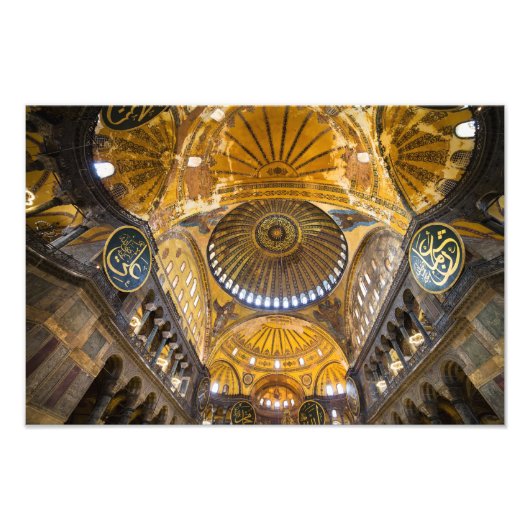 Hagia Sophia Interior in Istanbul Fotodruck (Vorne)